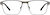 Front view of Rectangle Glasses 3244812 in Gray thumbnail
