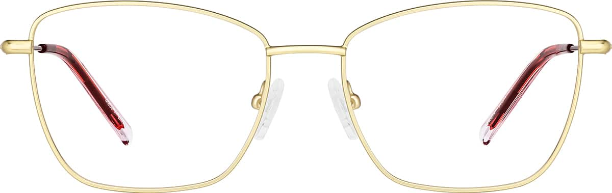 Front view of Cat-Eye Glasses 3245014 in Gold