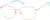Angle view of Cat-Eye Glasses 3245019 in Rose Gold thumbnail