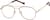 Angle view of Aviator Glasses 3245118 in Red thumbnail