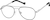 Angle view of Aviator Glasses 3245121 in Black thumbnail