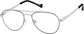 Angle view of Aviator Glasses 3245121 in Black thumbnail