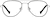 Front view of Aviator Glasses 3245121 in Black thumbnail