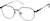 Angle view of Geometric Glasses 3245230 in Black thumbnail