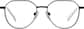 Front view of Geometric Glasses 3245230 in Black thumbnail