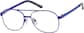 Angle view of Aviator Glasses 3245316 in Blue thumbnail