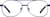 Front view of Aviator Glasses 3245316 in Blue thumbnail