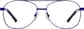 Front view of Aviator Glasses 3245316 in Blue thumbnail