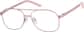 Angle view of Aviator Glasses 3245319 in Rose Gold thumbnail