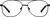 Front view of Aviator Glasses 3245321 in Black thumbnail
