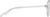 Side view of Aviator Glasses 3245411 in Silver thumbnail