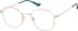 Round Glasses 3245514 in Gold