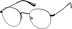 Round Glasses 3245521 in Black