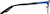Side view of Rectangle Glasses 3245616 in Blue thumbnail