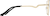 Side view of Serpent Sage 3245914 in Gold thumbnail