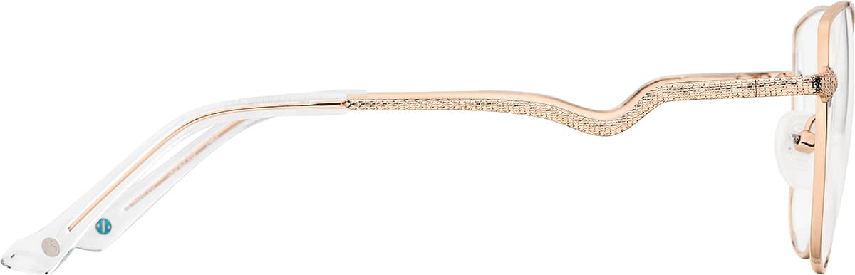 Side view of Serpent Sage 3245919 in Rose Gold