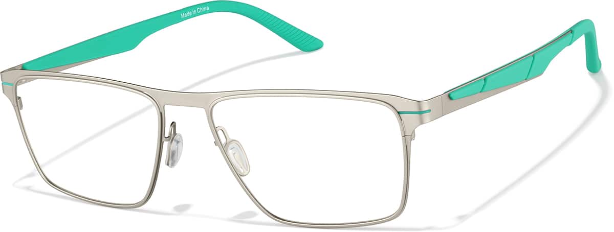 Silver Rectangle Active Glasses #3246511 | Zenni Optical