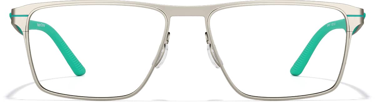 Silver Rectangle Active Glasses #3246511 | Zenni Optical