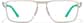 Front view of Rectangle Active Glasses 3246511 in Silver thumbnail
