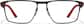 Front view of Rectangle Active Glasses 3246521 in Black thumbnail