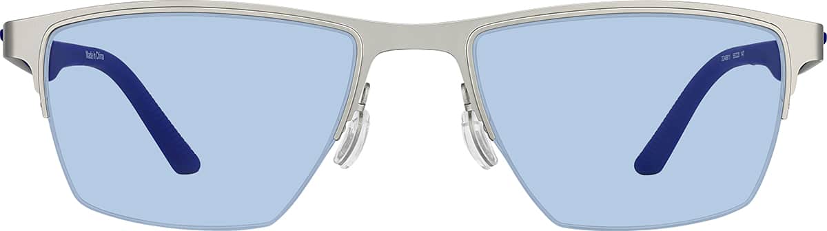 Image of Rectangle Half Rim Glasses