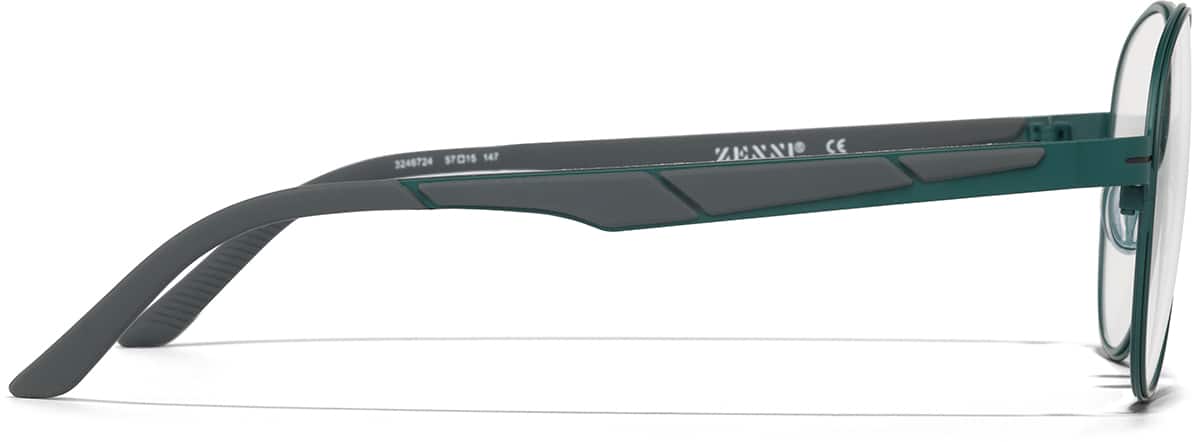 Green Active Aviator Glasses #3246724 | Zenni Optical