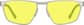 Image of Lunettes rectangulaires en acier inoxydable  thumbnail