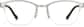 Front view of Half Rim Glasses 3246911 in Silver thumbnail