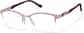 Angle view of Half Rim Glasses 3246919 in Pink thumbnail