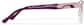 Side view of Half Rim Glasses 3246919 in Pink thumbnail