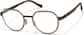 Angle view of Active Geometric Glasses 3247115 in Brown thumbnail