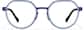 Front view of Lunettes géométriques actives 3247116 in Bleu thumbnail