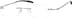 Rimless Glasses 324712 in Gray