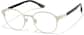 Angle view of Lunettes à ligne de sourcils du zodiaque Lion 3247214 in Doré thumbnail