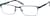 Angle view of Rectangle Glasses 325024 in Forest Green thumbnail