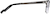 Side view of Rectangle Glasses 325112 in Silver Gray thumbnail