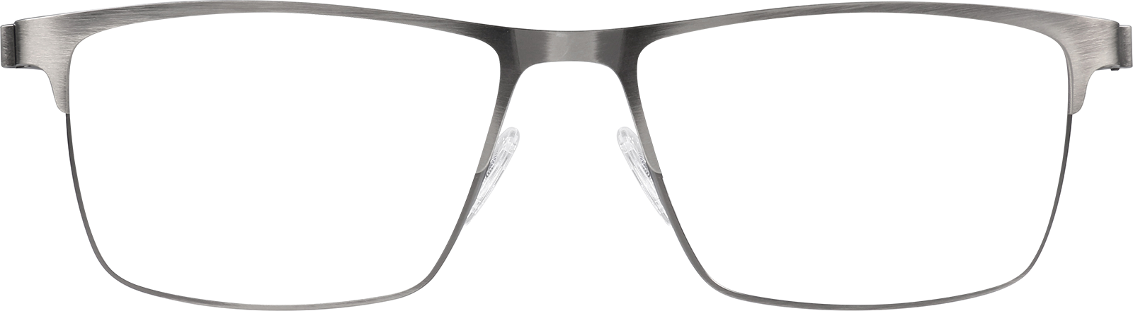 ★RAMI★ Silver Gray Rectangle Glasses #325112 | Zenni Optical