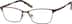 Rectangle Glasses 326015 in Brown