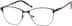 Square Glasses 326615 in Brown
