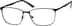 Rectangle Glasses 326721 in Black