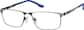 Angle view of Pulse Glasses 327112 in Graphite thumbnail