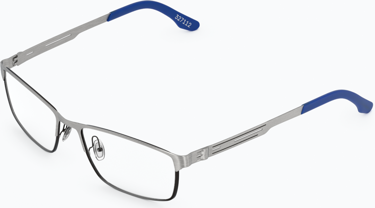 Angle view of Pulse Glasses 327112 in Graphite thumbnail