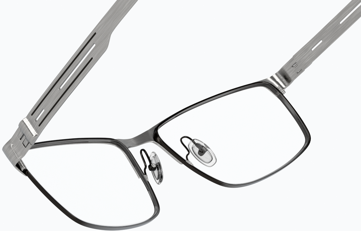 See-through view of Pulse Glasses 327112 in Graphite thumbnail
