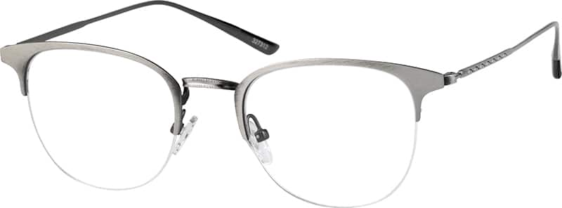 Gray Browline Glasses #327312