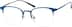 Browline Glasses 327316 in Blue