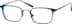 Rectangle Glasses 327416 in Blue