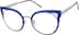 Cat-Eye Glasses 327516 in Navy