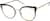 Angle view of Cat-Eye Glasses 327521 in Black thumbnail