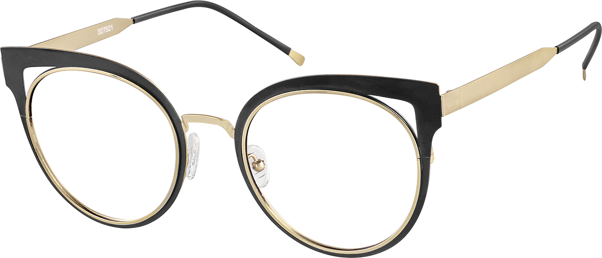 Black Cat Eye Glasses 327521