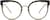Front view of Cat-Eye Glasses 327521 in Black thumbnail